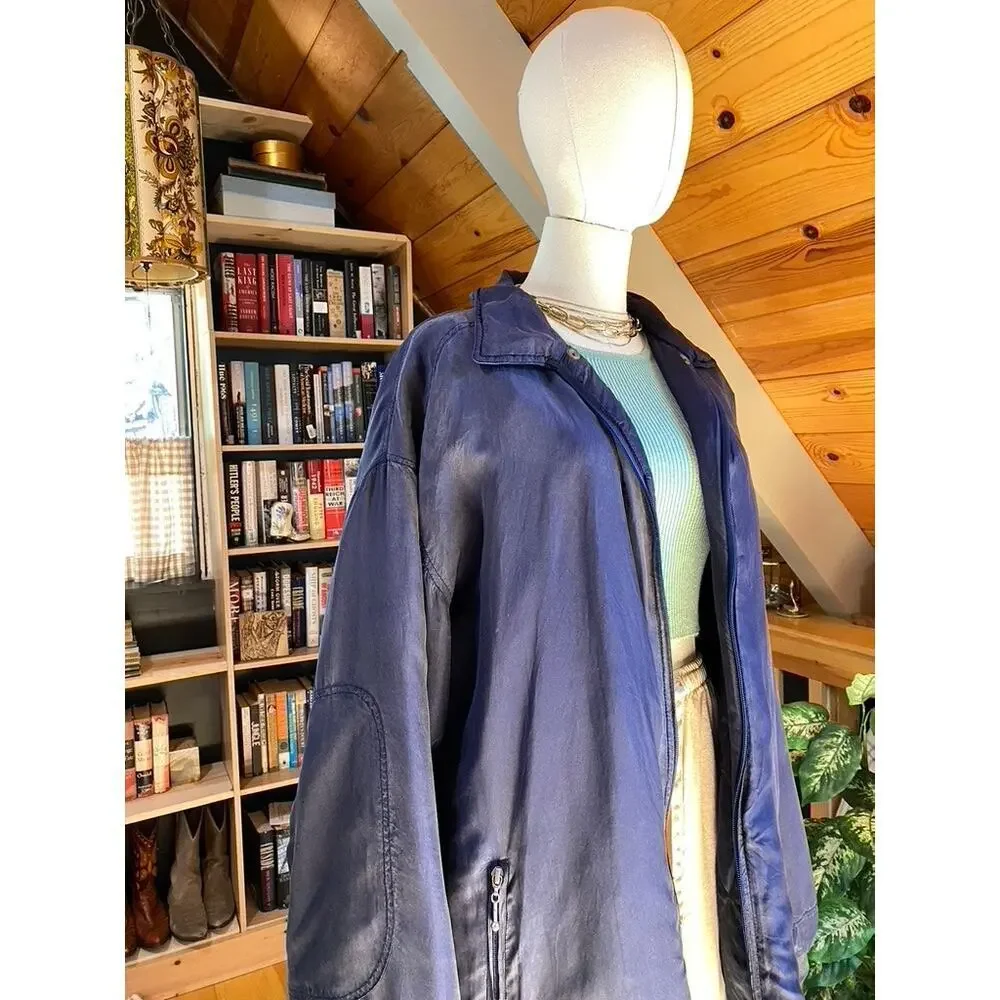 Silk Bomber Jacket Vintage